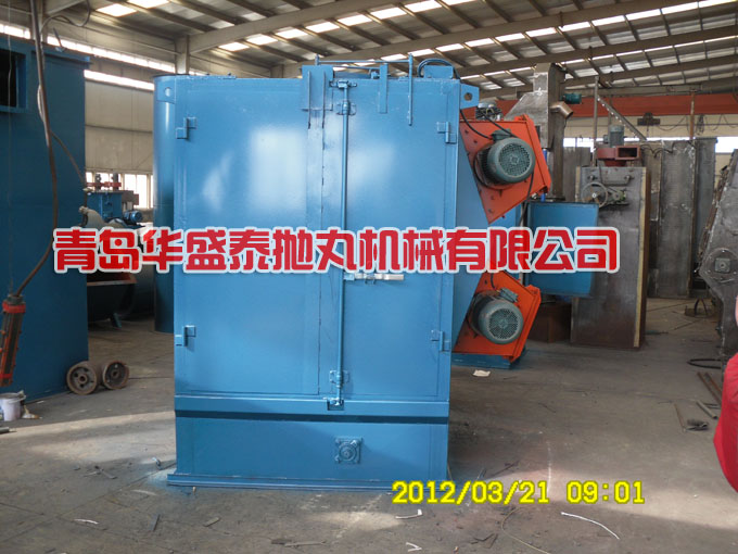 發往廣東的Q378雙吊鉤式拋丸機