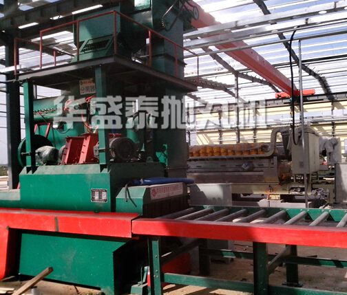 石材拋丸機客戶現場 石材拋丸機客戶現場