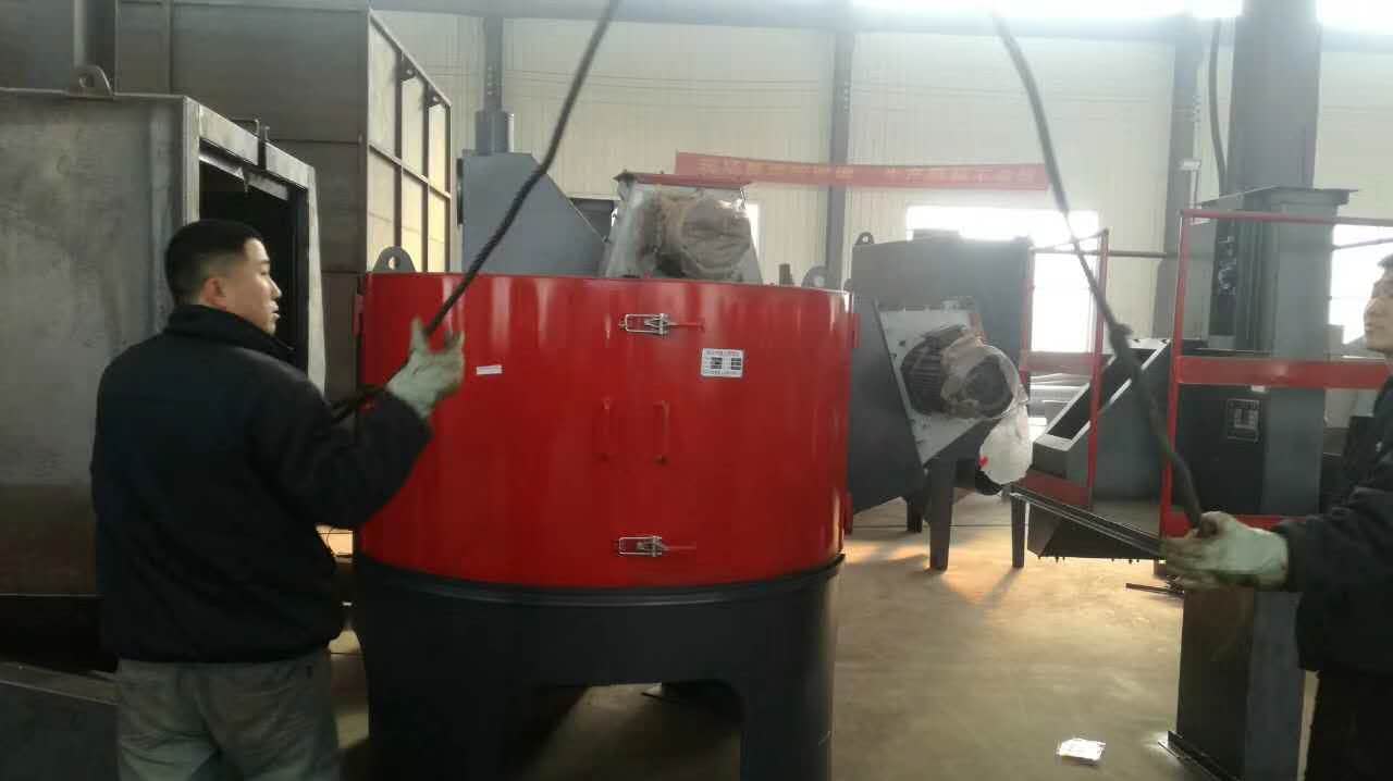 q3516轉臺式拋丸機發往廣東 q3516轉臺式拋丸機發往廣東