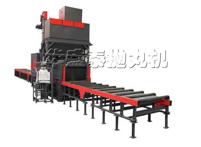 角鐵型物料處理拋丸機的工藝及構件 角鐵型物料處理拋丸機的工藝及構件